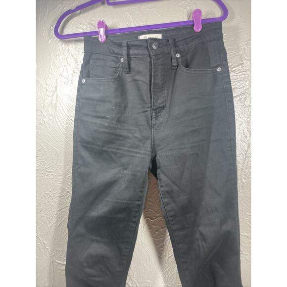 Madewell Women's Curvy High-Rise Skinny Jeans iBlack Size 28 - Picture 3 of 10